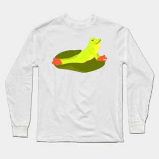Self Care Frog-Frog Lover Long Sleeve T-Shirt